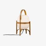 Portable Lantern Glass Table Lamp