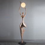Pose Yoga Sculpture Floor Lamp