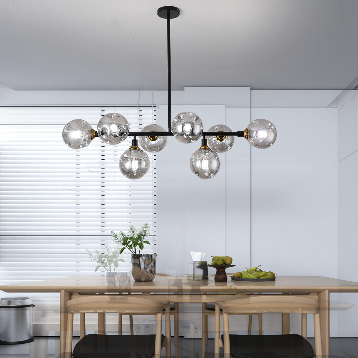 Primas Glass Chandelier 41.3"