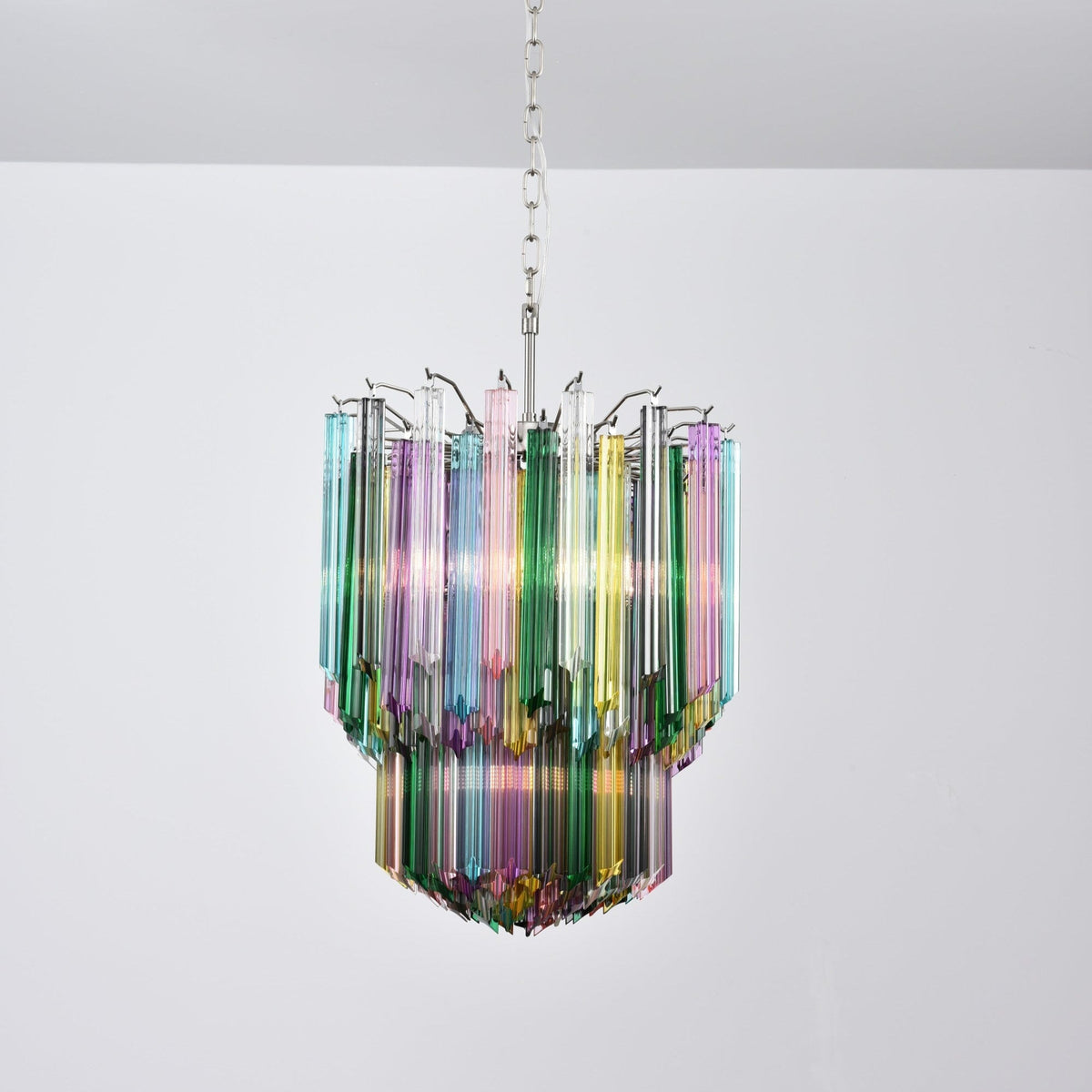 Prismatic Murano Colorful Chandelier