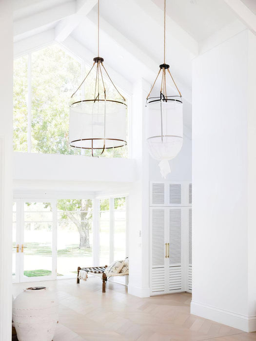 Provence Linen Pendant Light