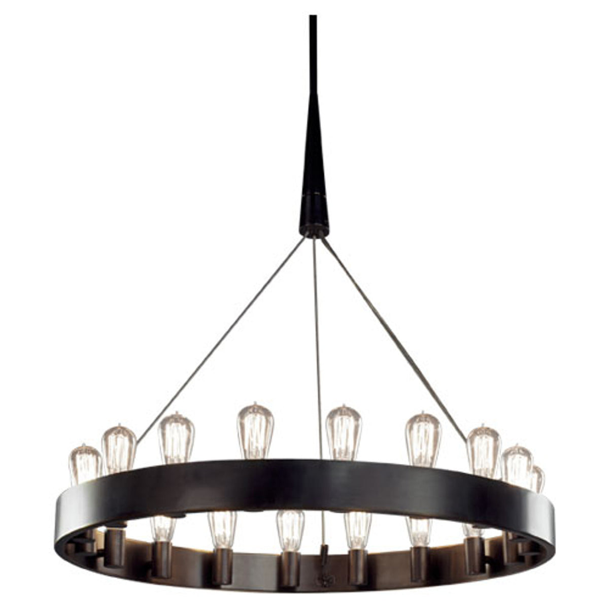 Robert Abbey Rico Espinet Candelaria Chandelier - Large - Deep Patina Bronze