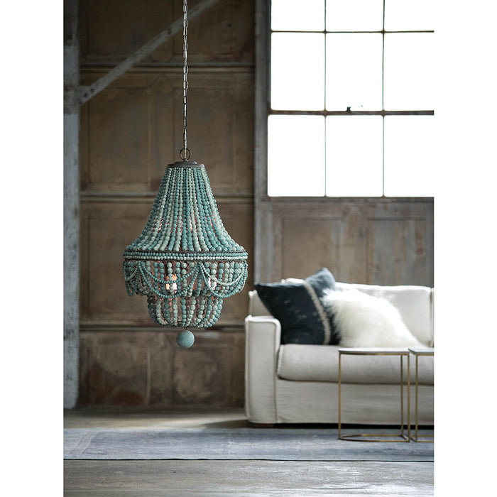 Regina Andrew Malibu Chandelier - Weathered Blue