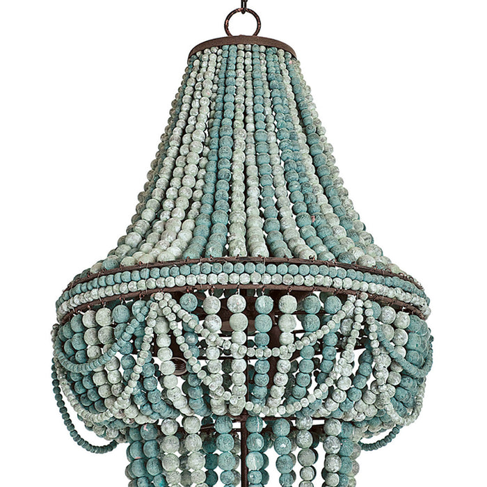Regina Andrew Malibu Chandelier - Weathered Blue