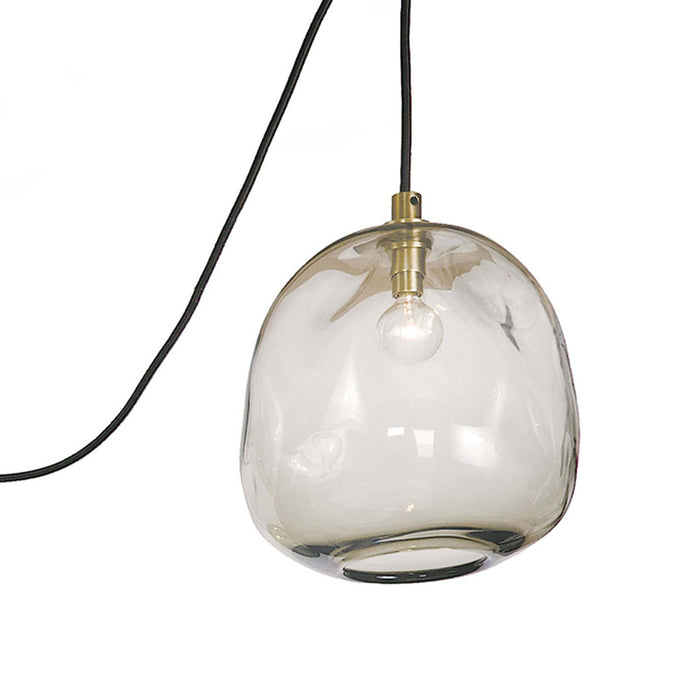 Regina Andrew Molten Spider Large With Smoke Glass - Natural Brass
