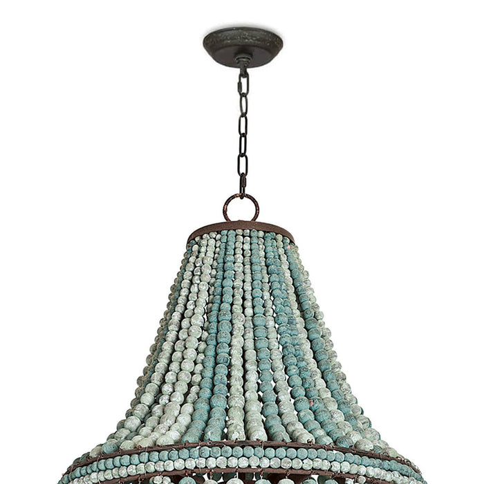 Regina Andrew Malibu Chandelier - Weathered Blue