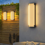 Rectangular Solar Outdoor Wall Light