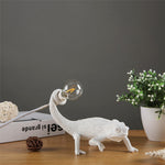 Resin Lizard Table Lamp 7.5"