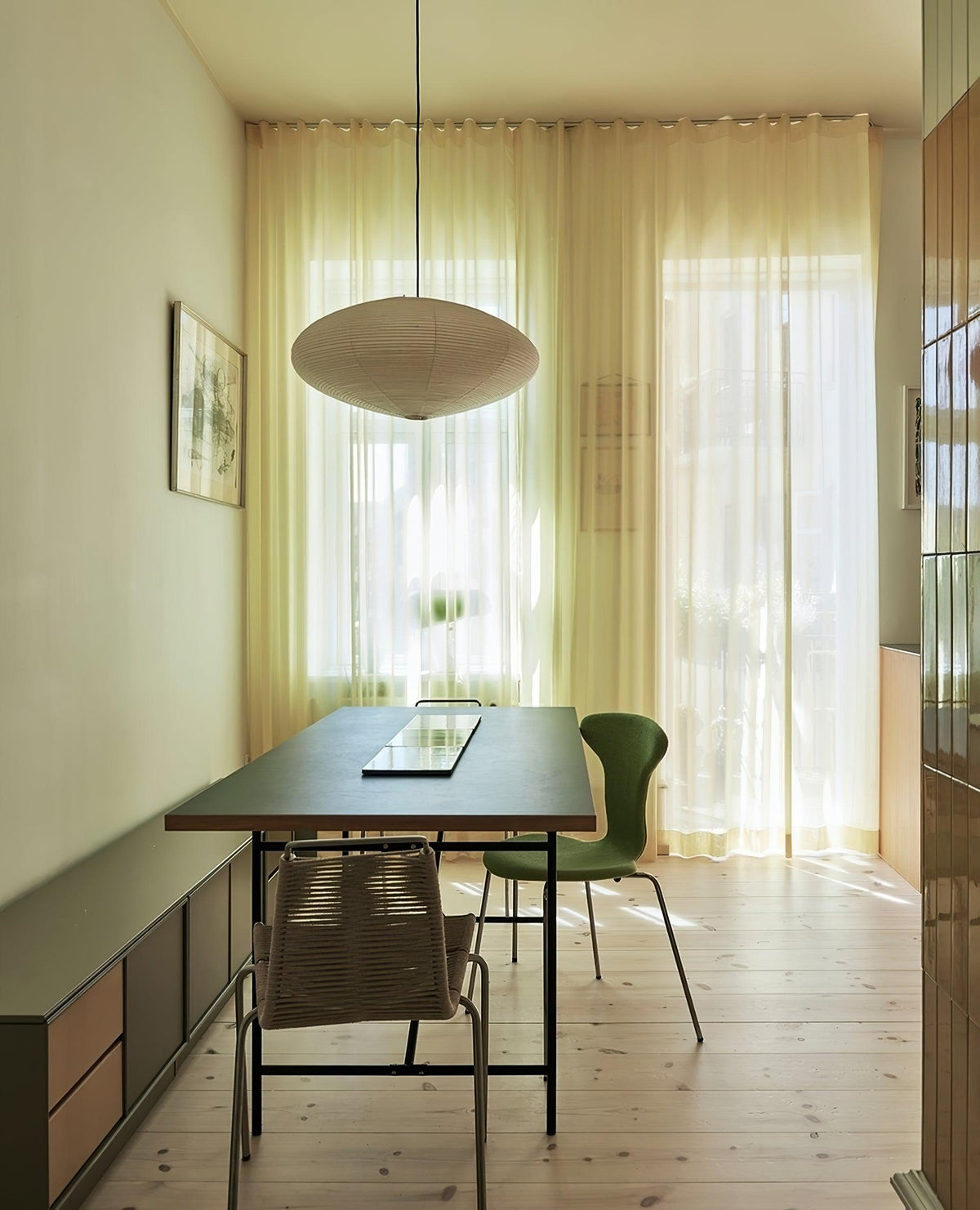 Akari Oval Pendant Swag Light