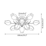 Ricko Ceiling Light 21.6"