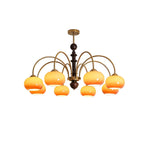 Ripe Persimmon Chandelier