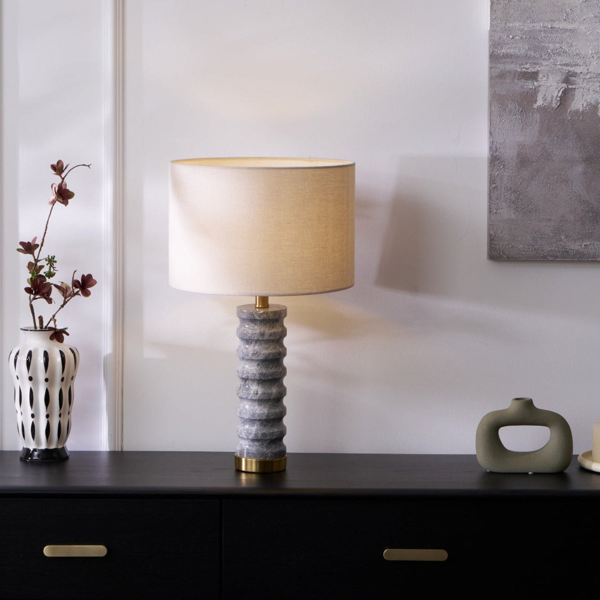 Rivara Stone Table Lamp