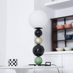 Round Balls Stacking Table Lamp 7.9"