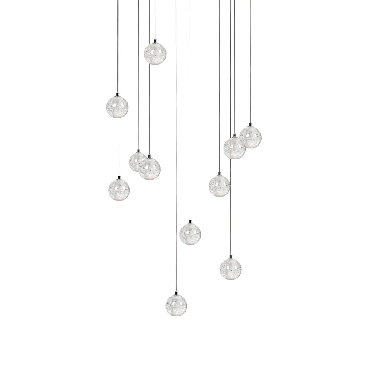 Round K9 Crystal Pendant Lamp