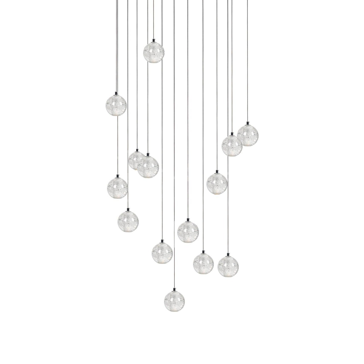Round K9 Crystal Pendant Lamp