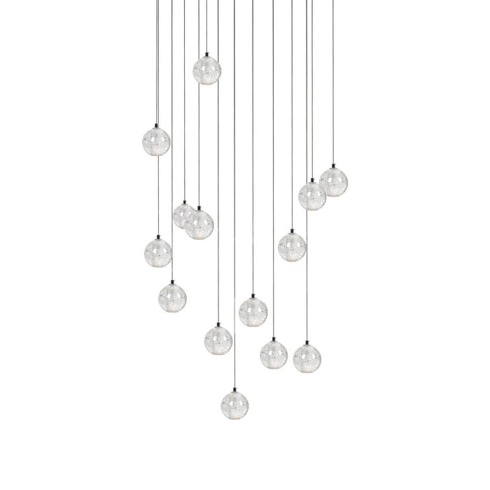 Round K9 Crystal Pendant Lamp