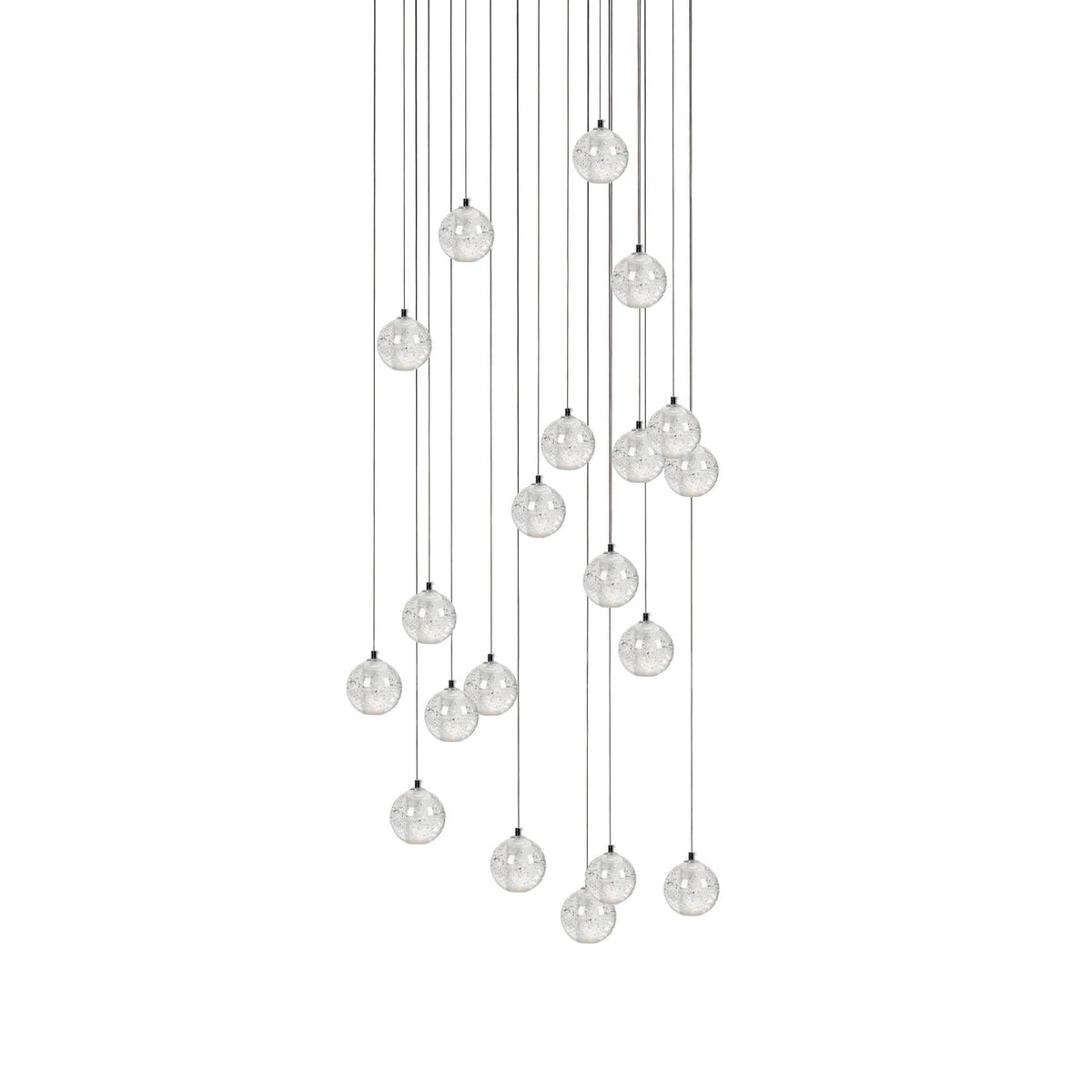 Round K9 Crystal Pendant Lamp