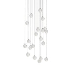 Round K9 Crystal Pendant Lamp