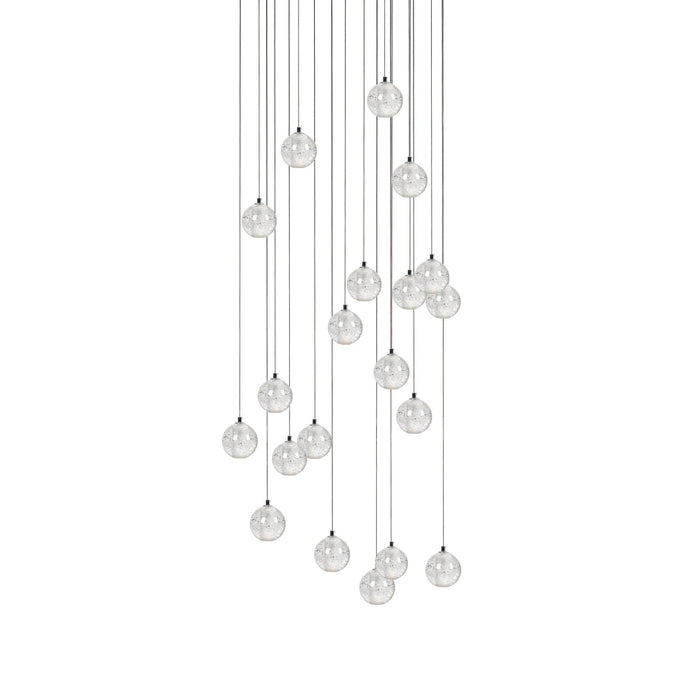 Round K9 Crystal Pendant Lamp