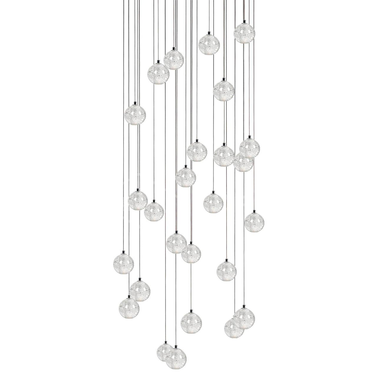 Round K9 Crystal Pendant Lamp