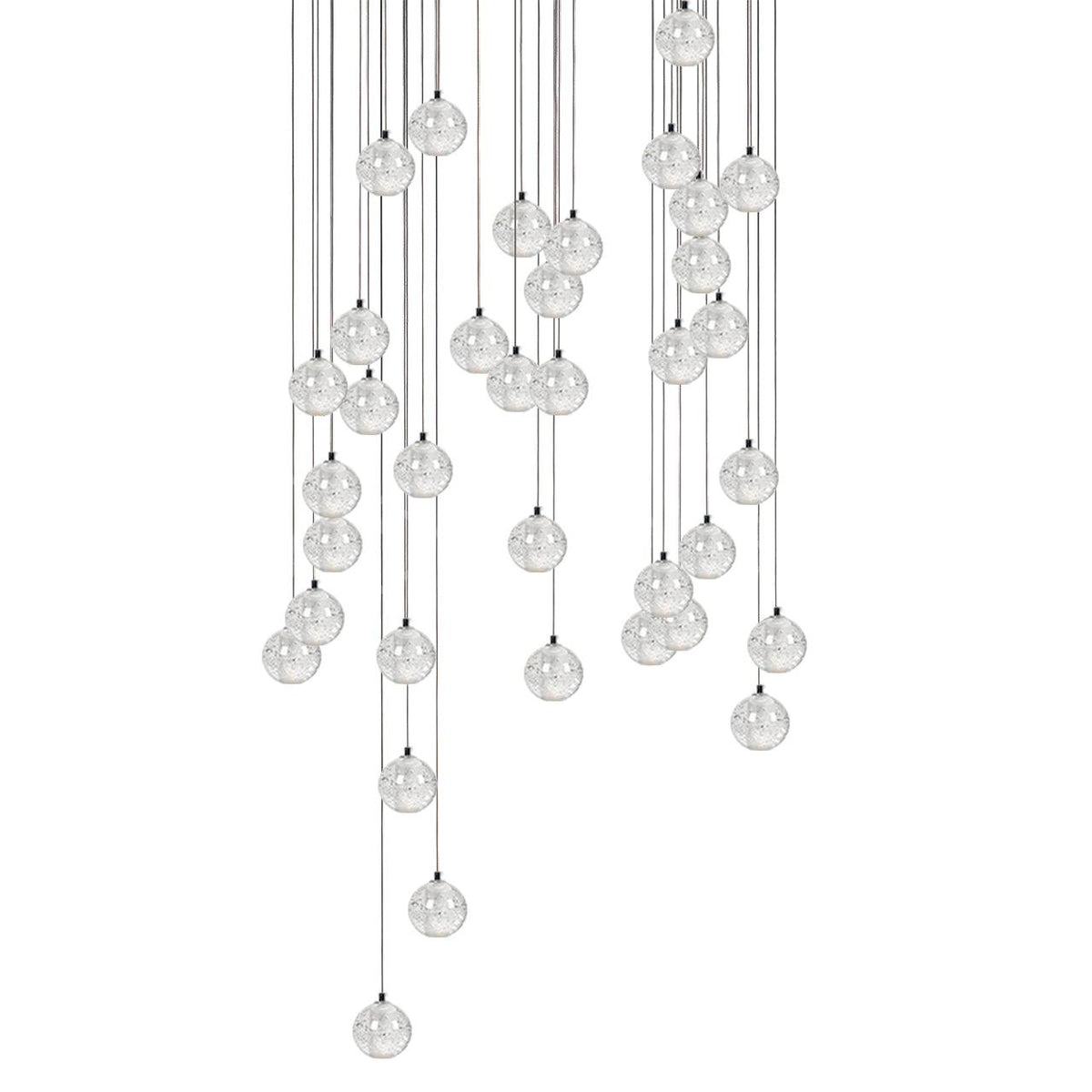 Round K9 Crystal Pendant Lamp