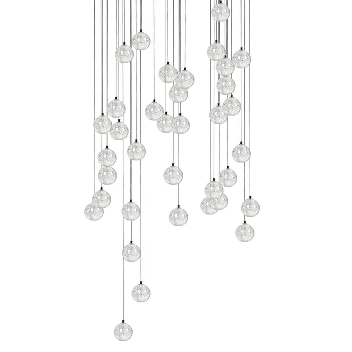 Round K9 Crystal Pendant Lamp