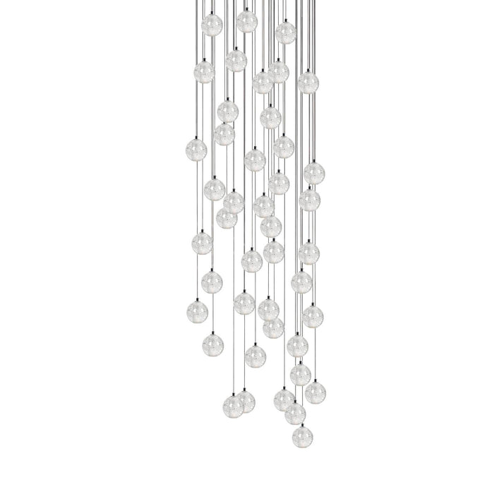 Round K9 Crystal Pendant Lamp