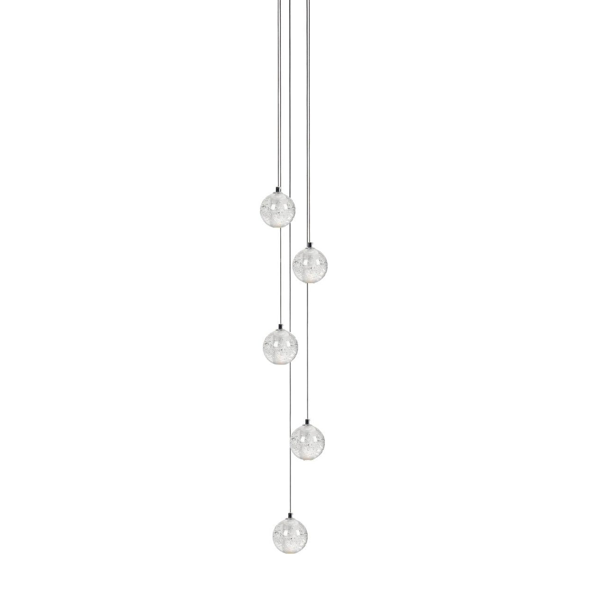 Round K9 Crystal Pendant Lamp