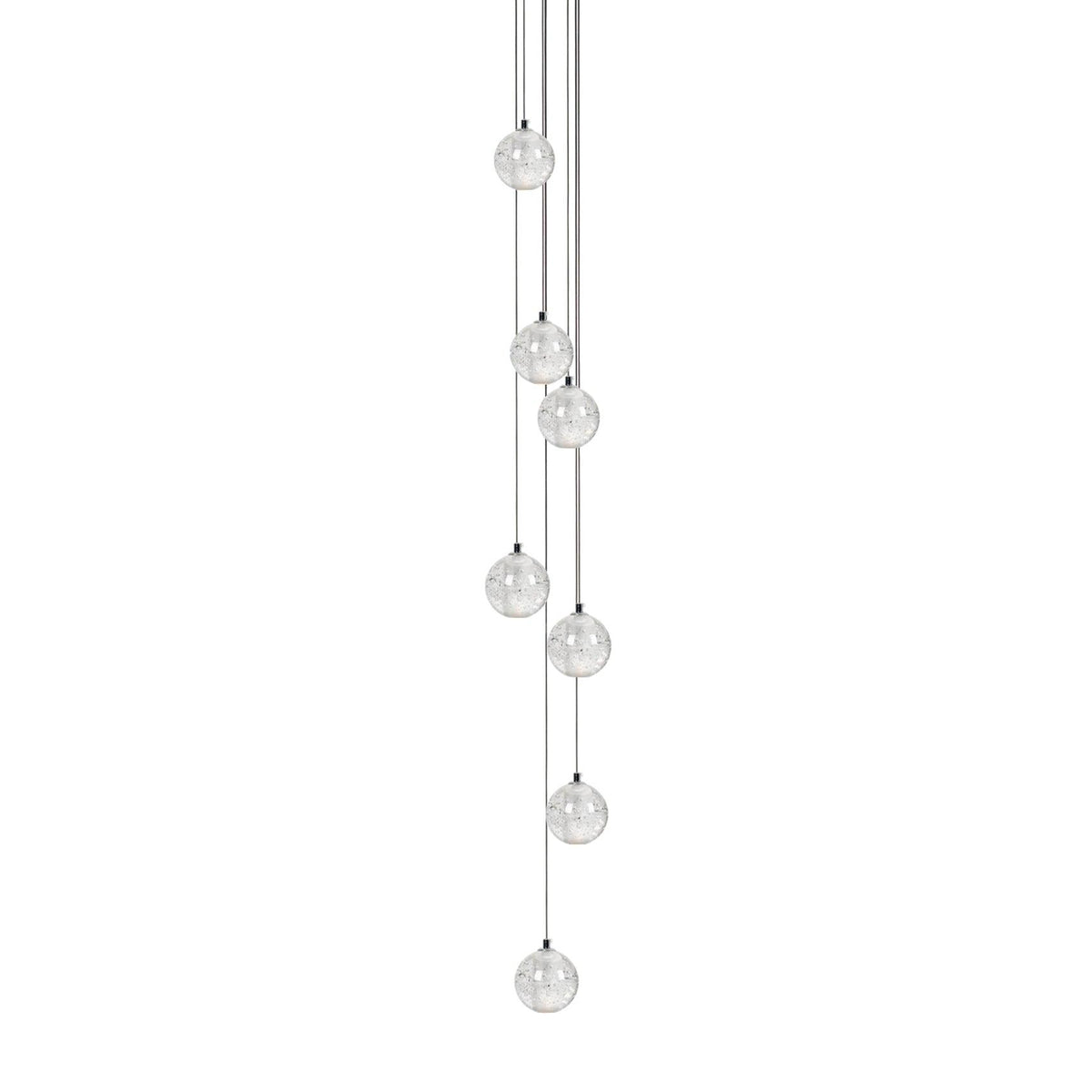 Round K9 Crystal Pendant Lamp