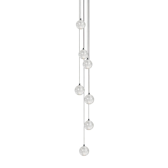 Round K9 Crystal Pendant Lamp