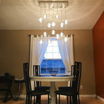 Round K9 Crystal Pendant Lamp