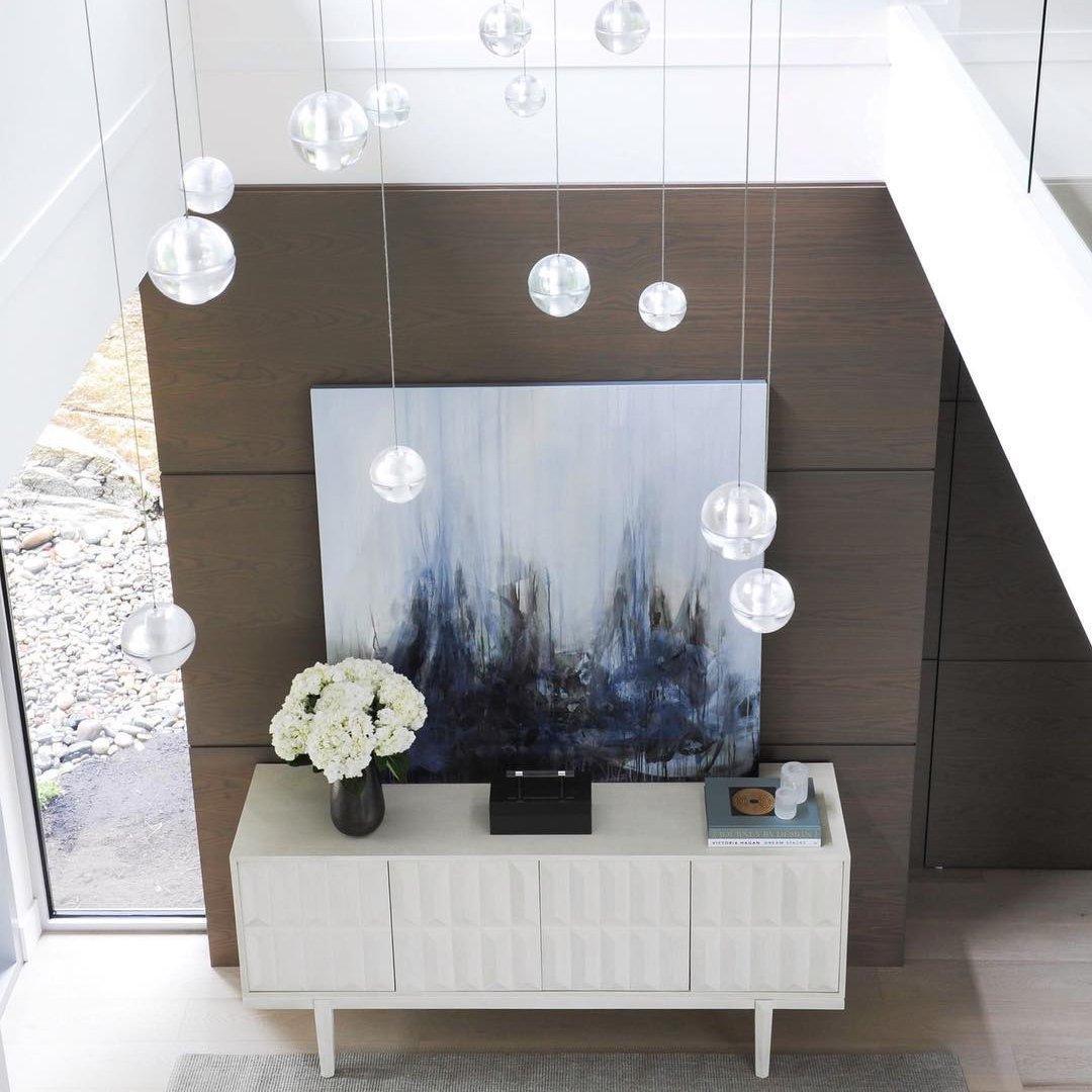 Round K9 Crystal Pendant Lamp