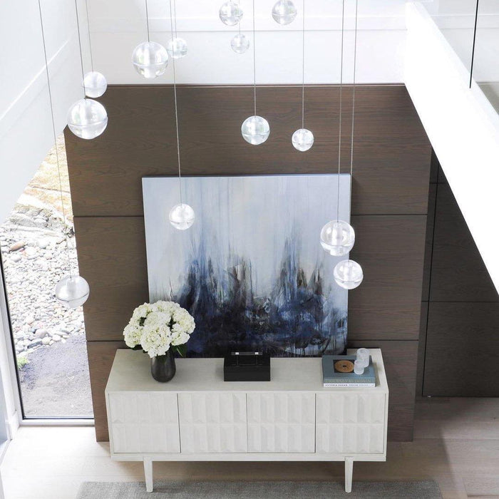 Round K9 Crystal Pendant Lamp