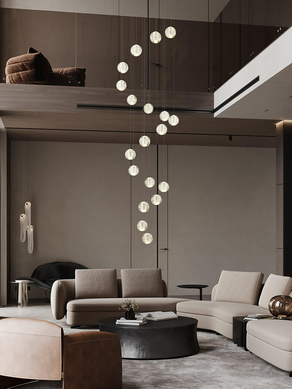 Round K9 Crystal Pendant Lamp