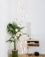 Round K9 Crystal Pendant Lamp