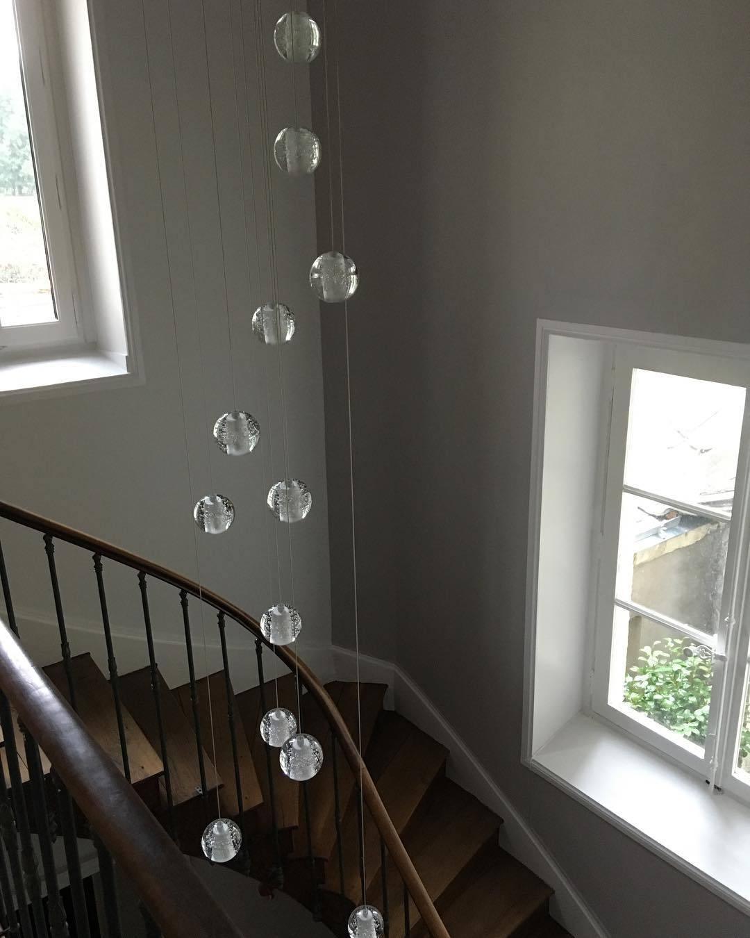 Round K9 Crystal Pendant Lamp