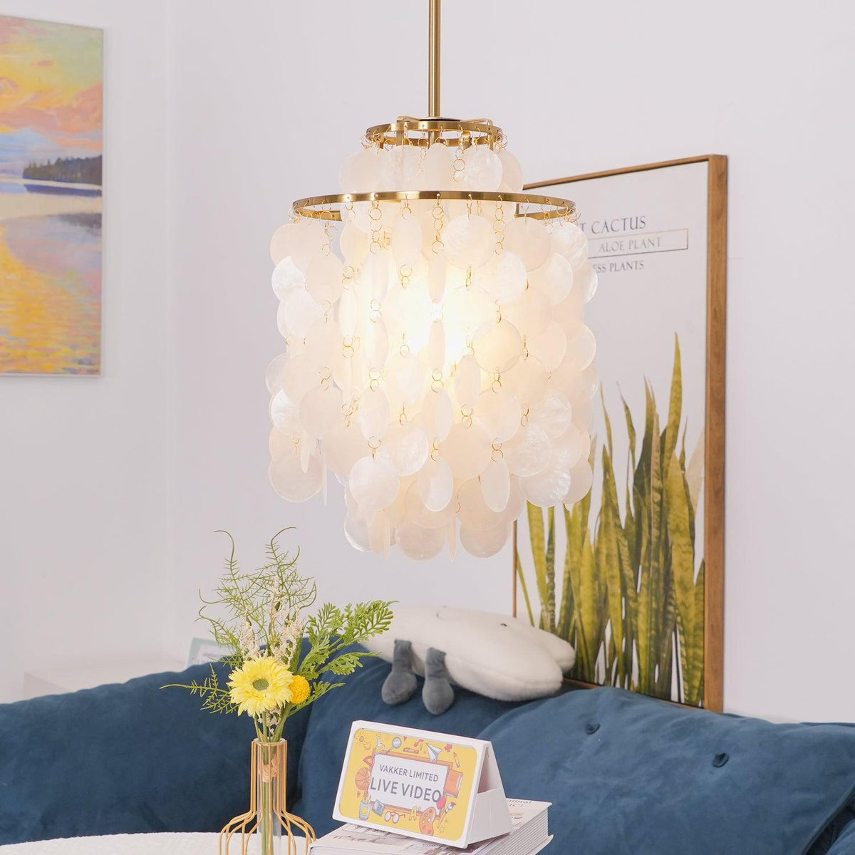 Shell Chandelier