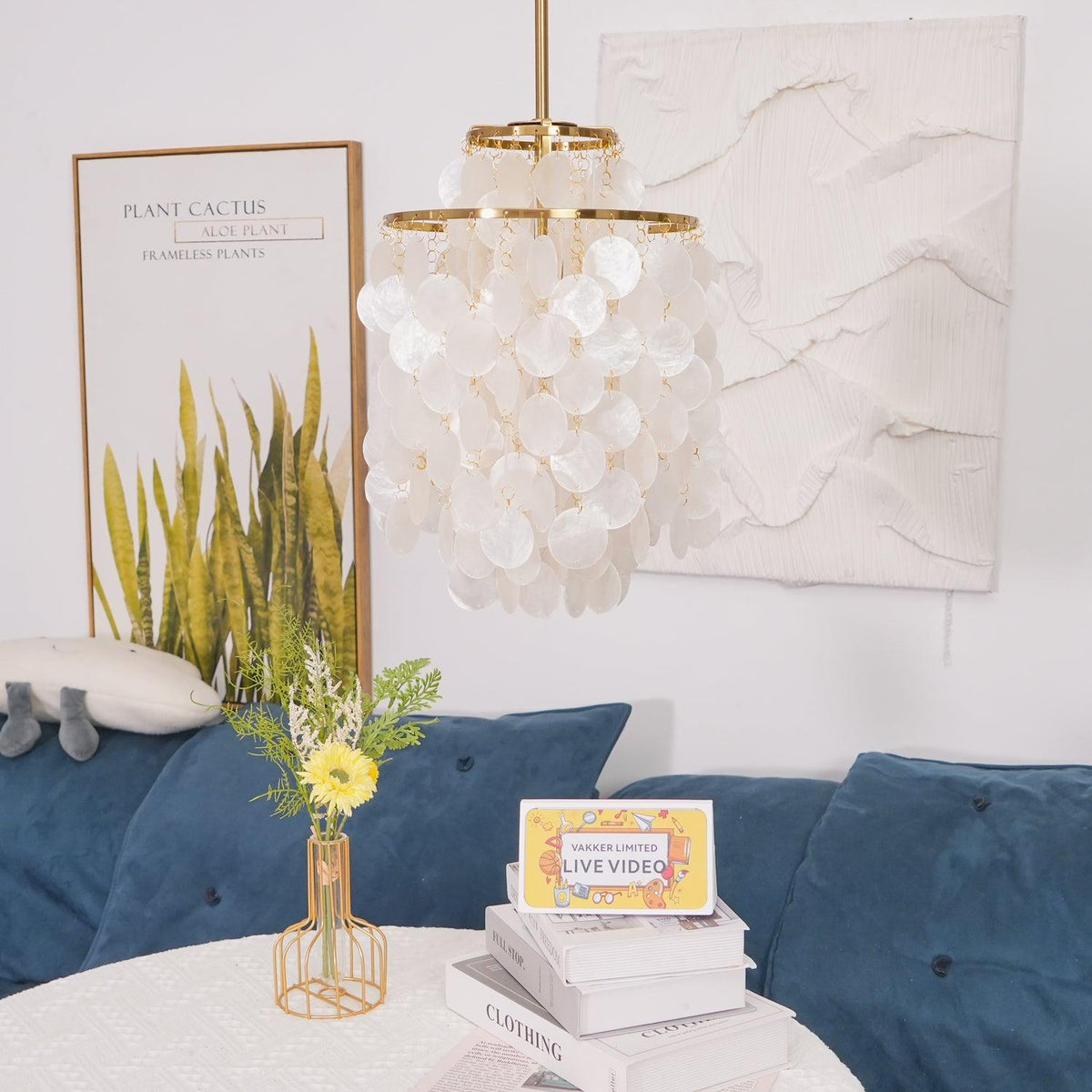 Shell Chandelier