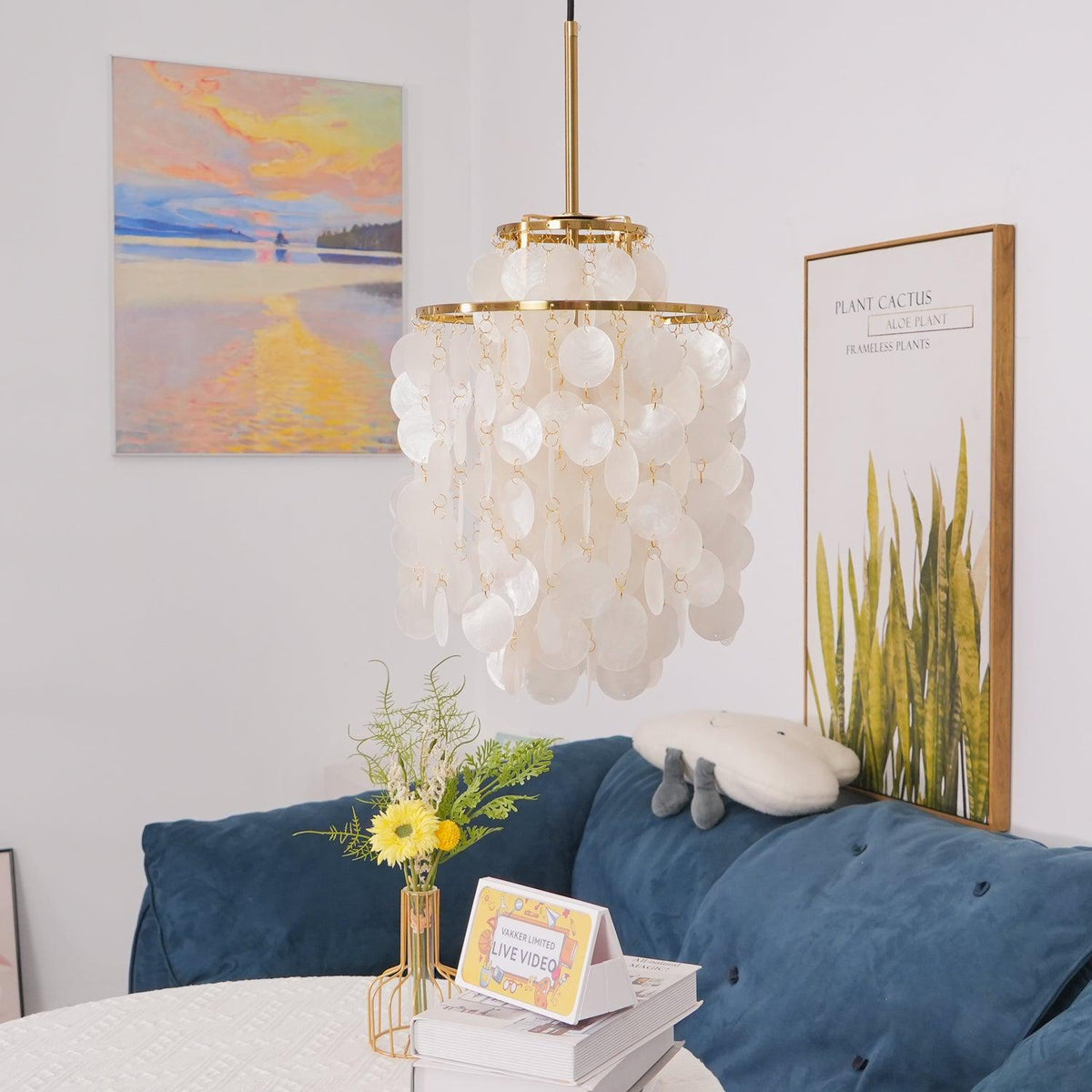 Shell Chandelier