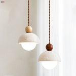 Nordic Yellow Glass LED Pendant Light for Modern Home Decor
