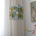 Vintage Loft Glass Pendant Light with Adjustable Hanging Lamp