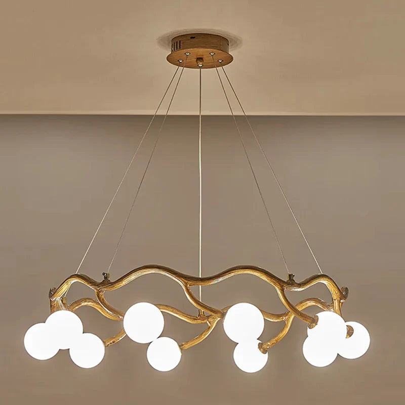Modern LED Pendant Chandeliers for Indoor Living and Dining Room Lighting