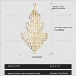Crystal Chandelier | Modern Luxury Duplex Building Chandelier for Villa and Hotel