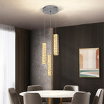Modern K9 Crystal Chandelier Pendant Light for Living Dining Room Home Decor