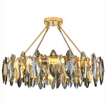 Crystal Chandelier Light: Modern LED Pendant Lamp for Bedroom & Living Room.