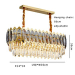 Crystal Ceiling Chandelier for Modern Living Room Decor