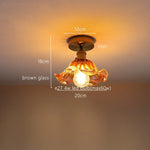 Green Stripe Glass Pendant Lamp Fixture for Home Decor & Kitchen Lighting