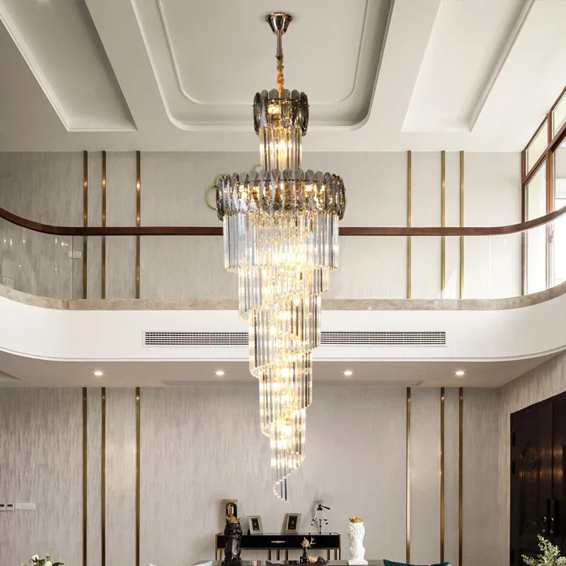 Crystal Luxury Chandelier: Modern Design, Elegant Living Room Decor