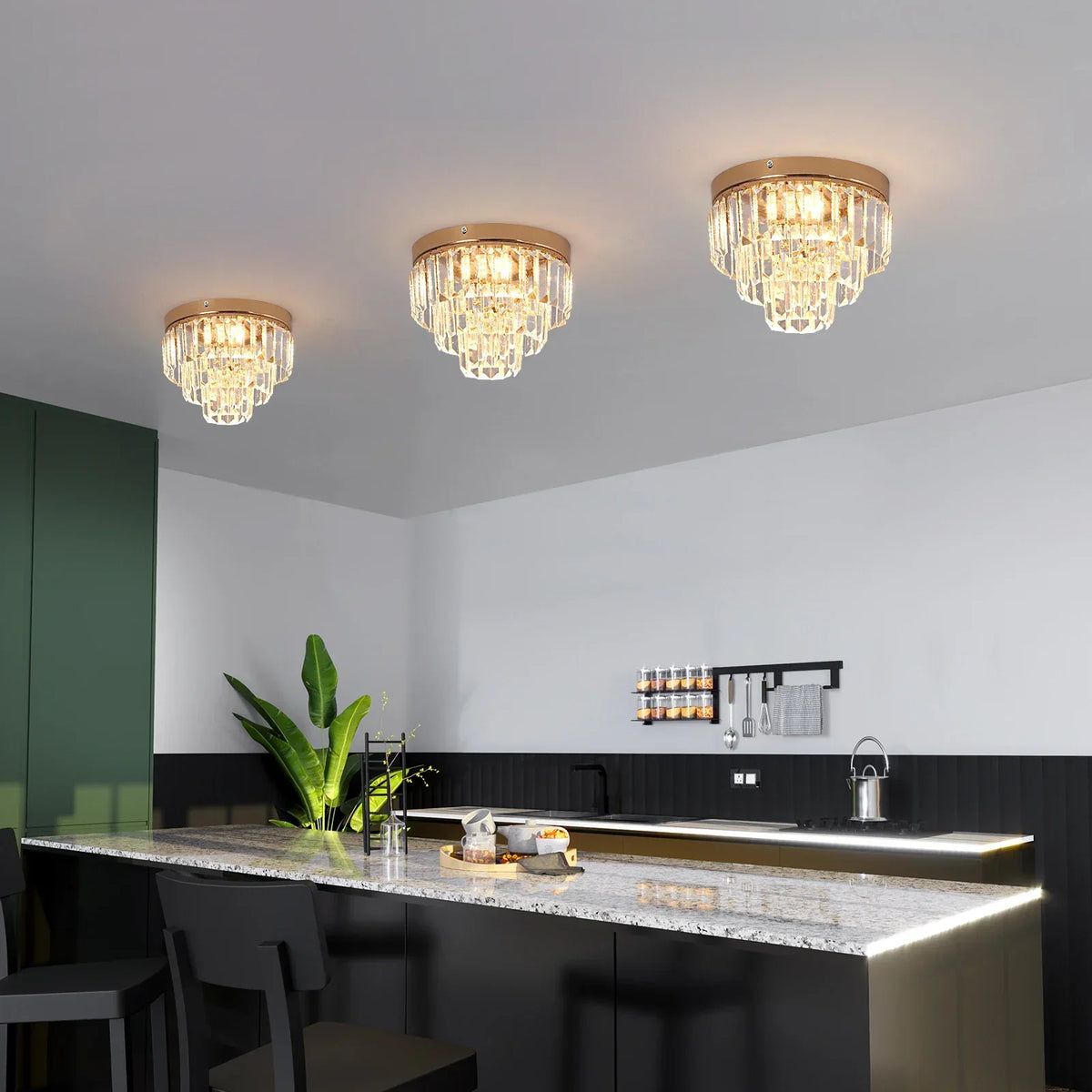 Luxury Crystal Chandelier Pendant Light for Home Decor Fixture