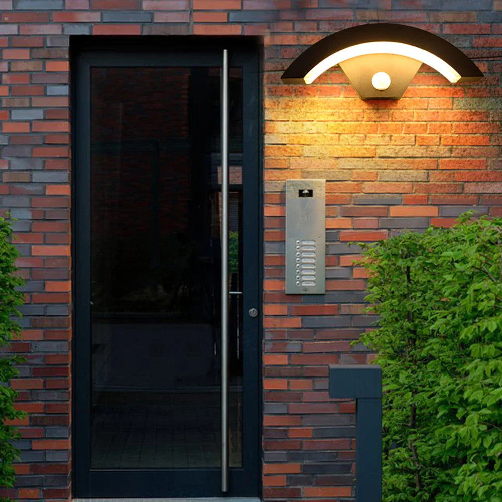 Motion Sensor LED Outdoor Wall Light - Waterproof IP65 Porch Garden Balcony Lamp